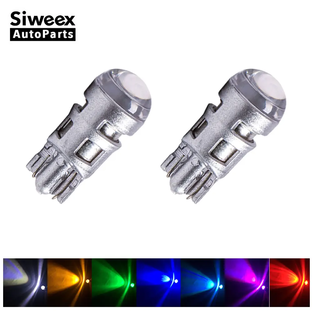 2X W5W T10 светодиодный автомобильные лампы 1 3030 SMD номерной знак стоп сигнал