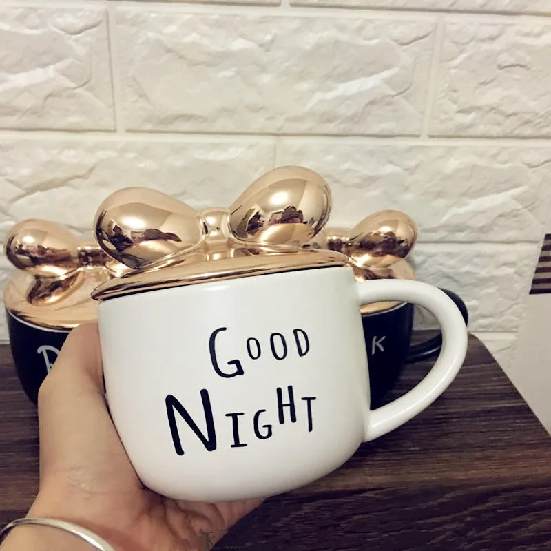 Кофейные кружки на День святого Валентина 2018 чайная чашка керамическая с крышкой