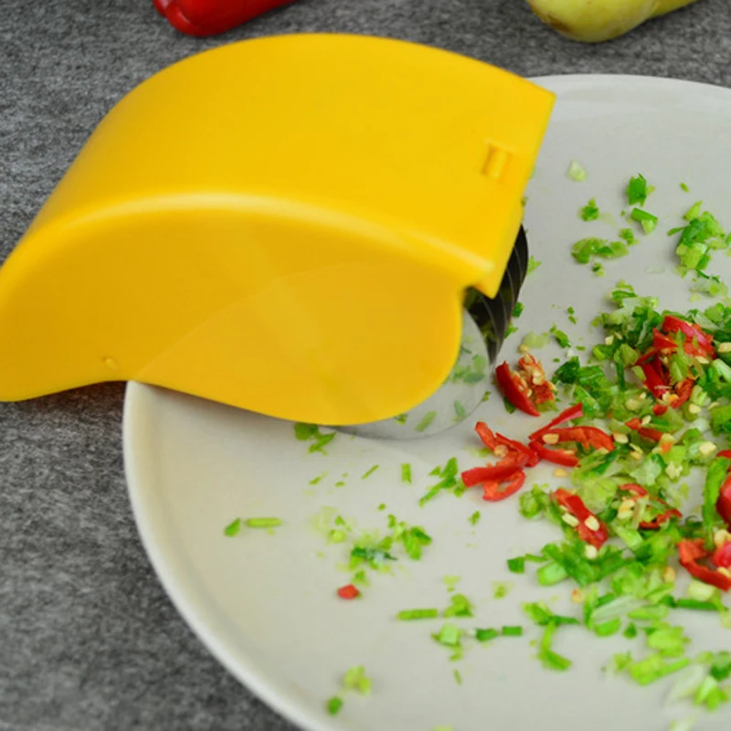 Желтый/зеленый ролик Мясорубка резак слайсер измельчитель овощей Херб мясо