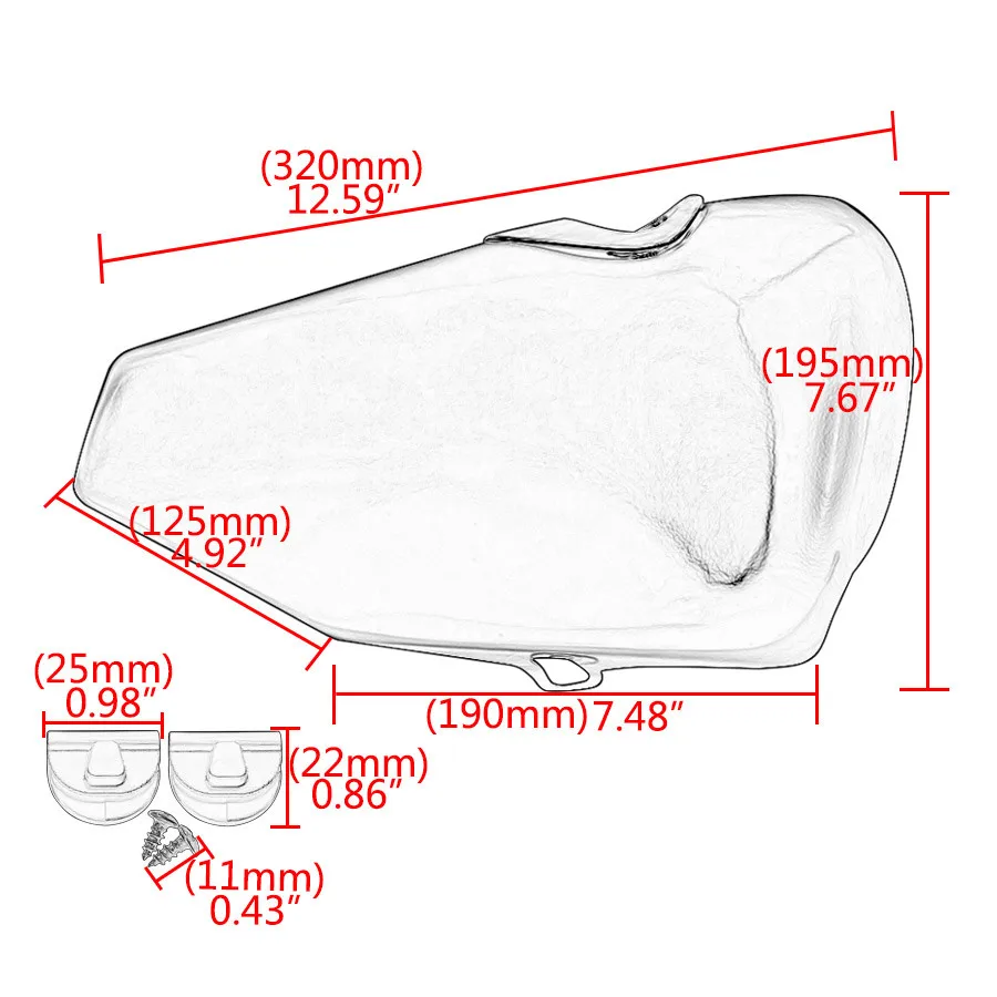 

Metal Motorcycle Right Side Battery Cover For Harley Sportster XL883 XL1200 2014 2015 2016 2017 2018
