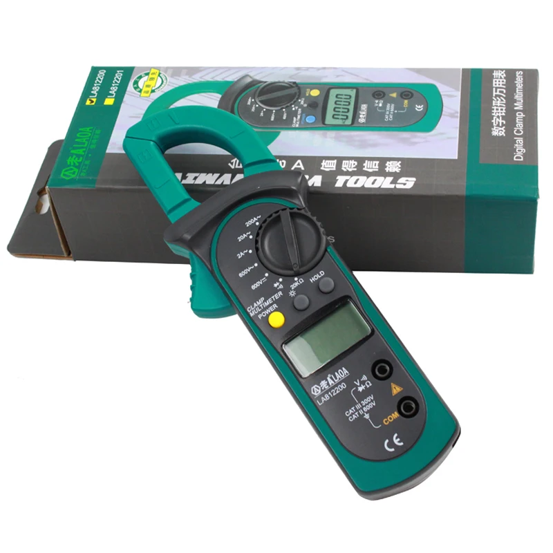 LAOA Electrical Tester Digital Clamp Multimeter  AC/DC Ammeter Voltmeter Potable Multimetro 2years guarantee
