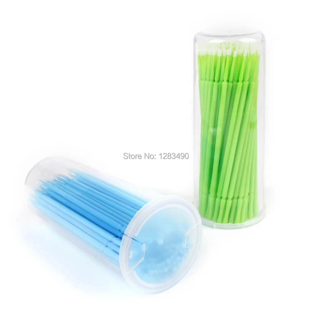 4 бутылки/упаковка 400 шт бесплатные микро норковые кисти инструменты для