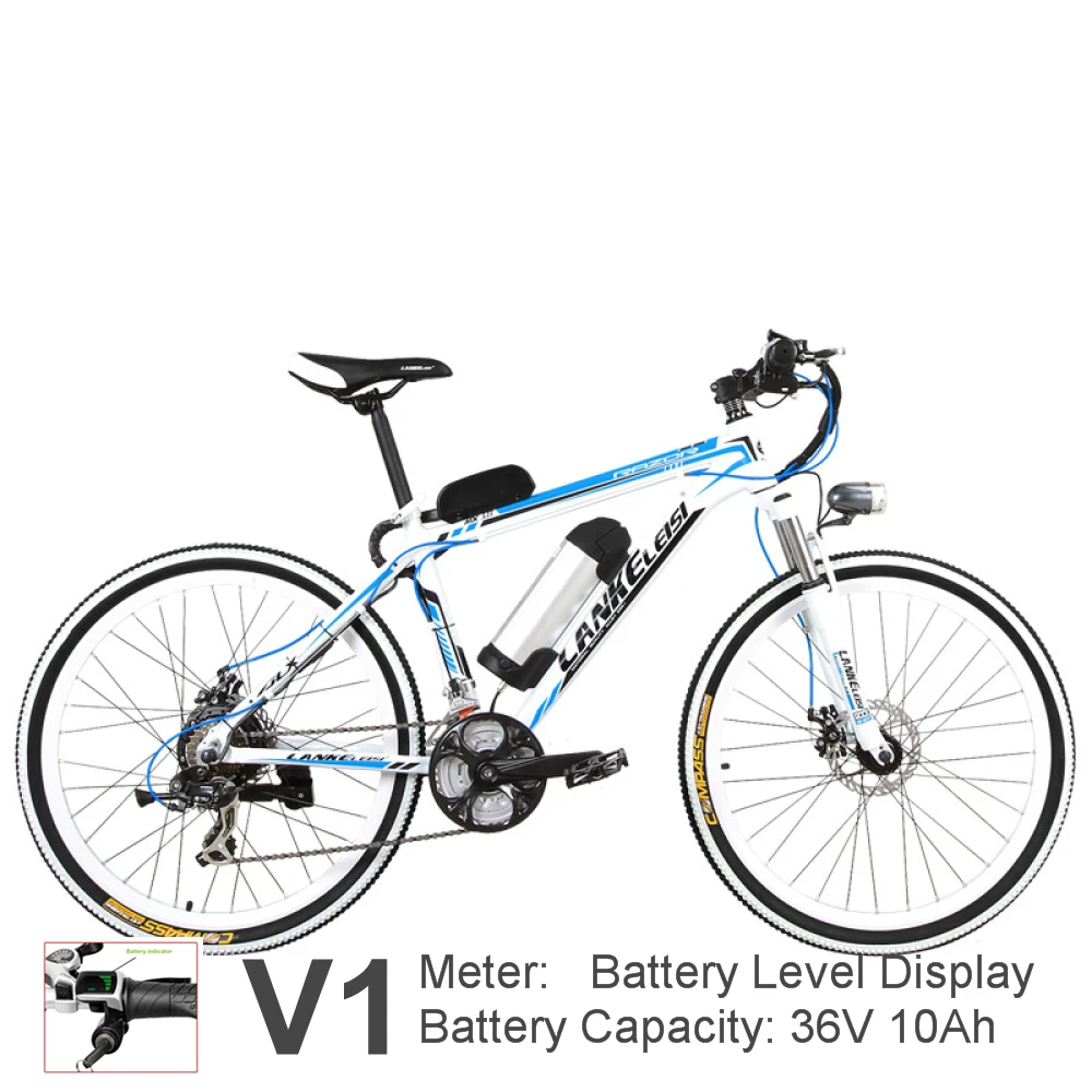 MX3.8 21 Скорость, 26 дюймов* 1,95, 36/48 V, 240 W, Алюминий оправа из сплава, для электрического велосипеда, горного велосипеда, сильный Мощность - Цвет: V1