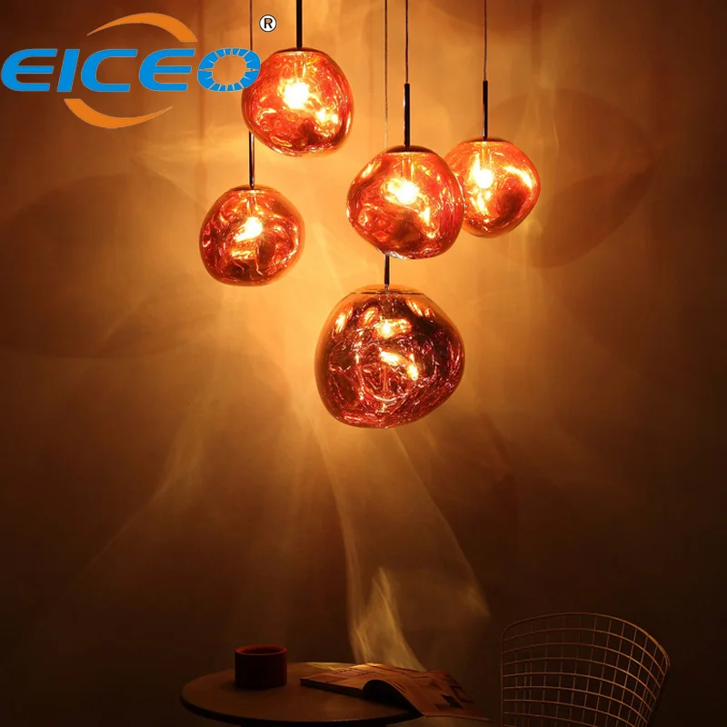 Подвесной светильник в виде дерева жизни простой подвесной золотого цвета для