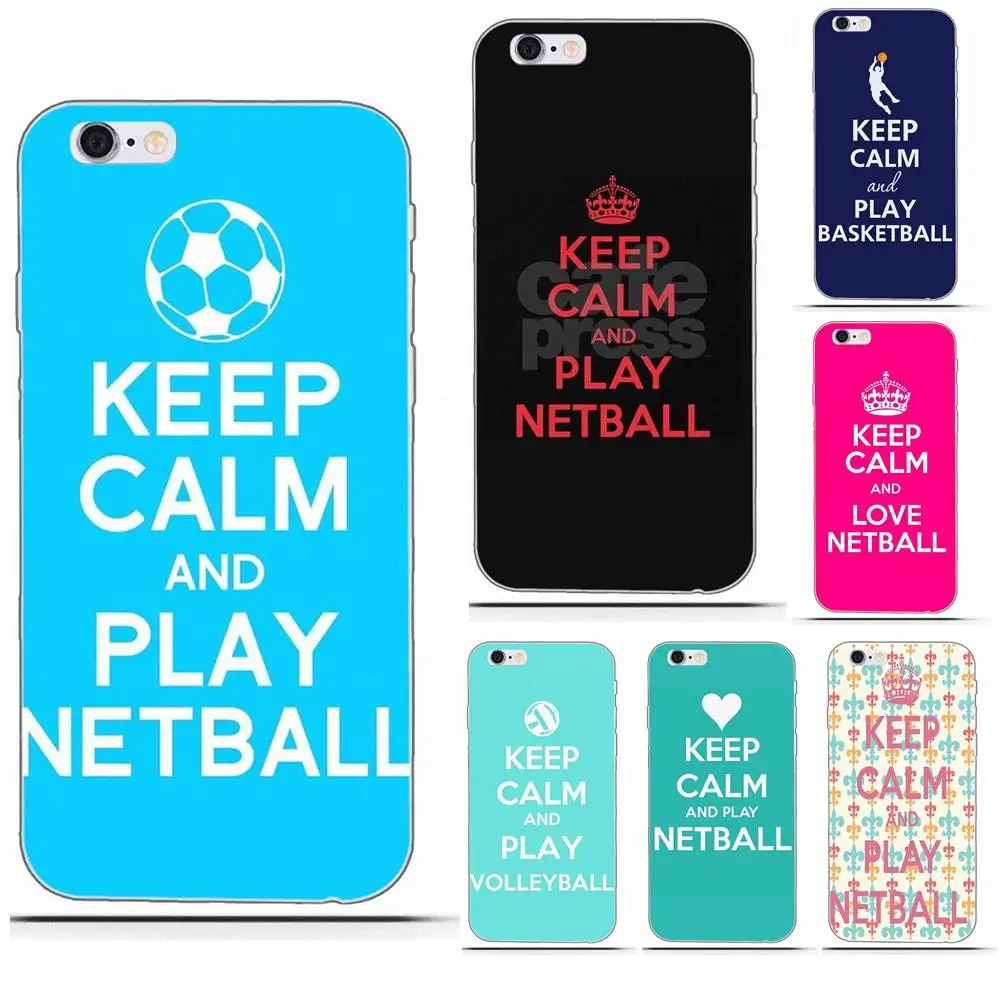 Wexoeq рисунок ТПУ Keep Calm & Play Netball для Huawei Honor 4C 5A 5X 6A 6C 6X 7X 9 V8 V10 Mate 7 8 10 P9 P20 Pro Lite