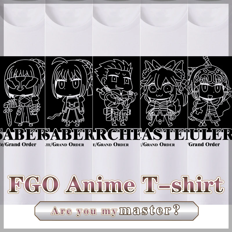 MGFHOME аниме Fate Grand Order косплей рубашка с принтом саблей альтер гилганеш Жанна дарц