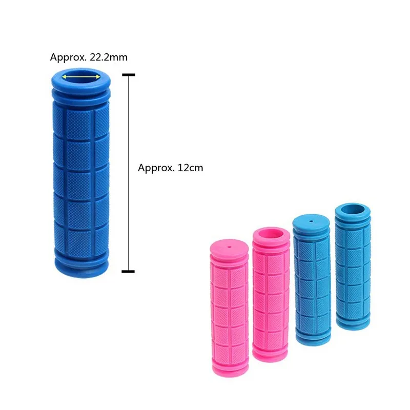 

12 cm Rubber Bike Handlebar Grips Cover BMX MTB Mountain Bicycle Handles Anti-skid Bicycles Bar Grips Fixed Gear Bicycle Parts