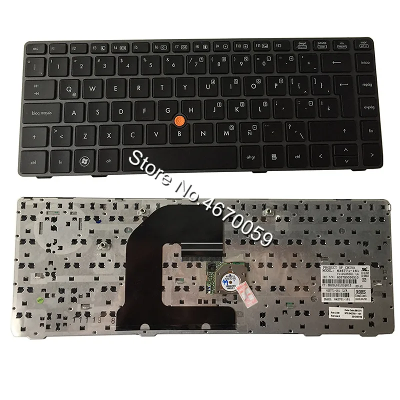ЧЕРНЫЙ Великобритания Клавиатура для hp Elitebook 6560B 6565B 6560 W P 8460 8470 серии указатель