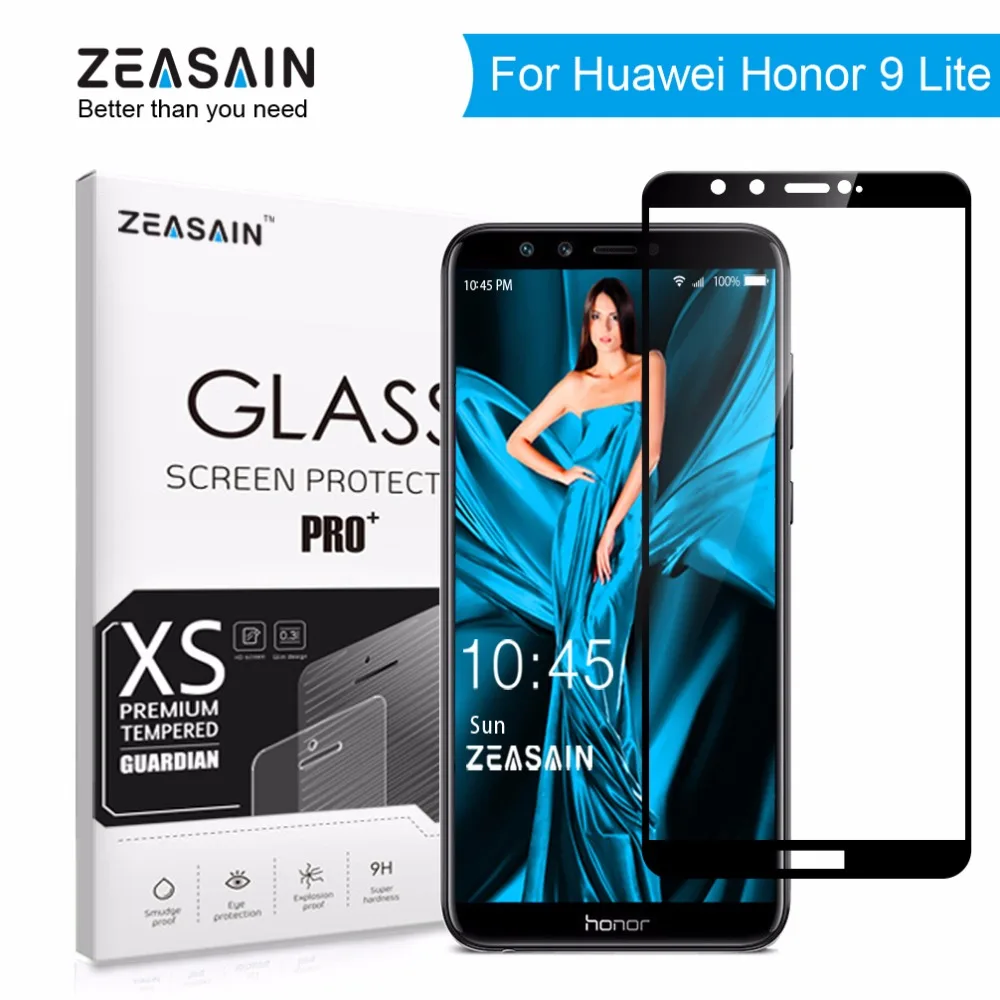 

Закаленное стекло для Huawei Honor 9 Lite, Honor 9 Lite, 2.5D, полное покрытие