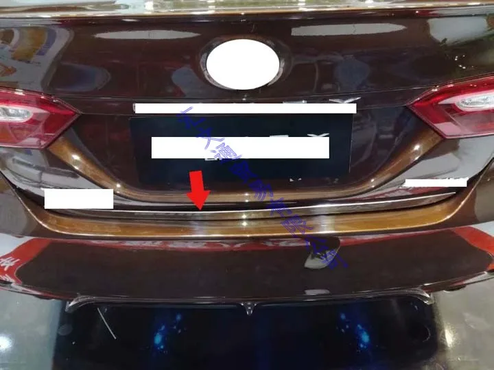Для Toyota Camry 2018 2019 автомобильное украшение из нержавеющей стали задняя дверь