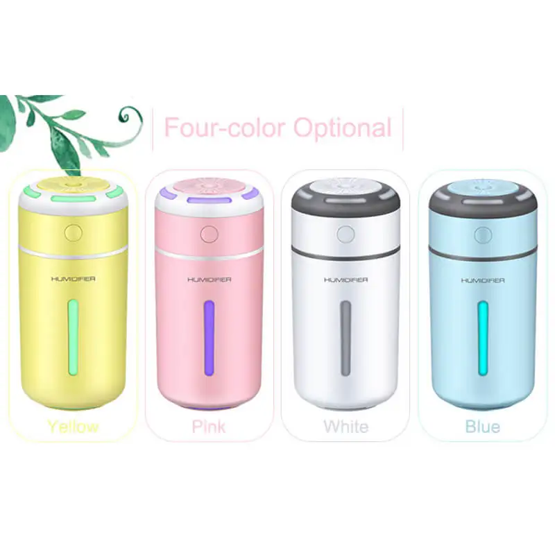 Professional USB Air Humidifier 230ML Mini Ultrasonic Aroma Fogger with LED Night Light Car Mist Maker Purifier | Бытовая техника