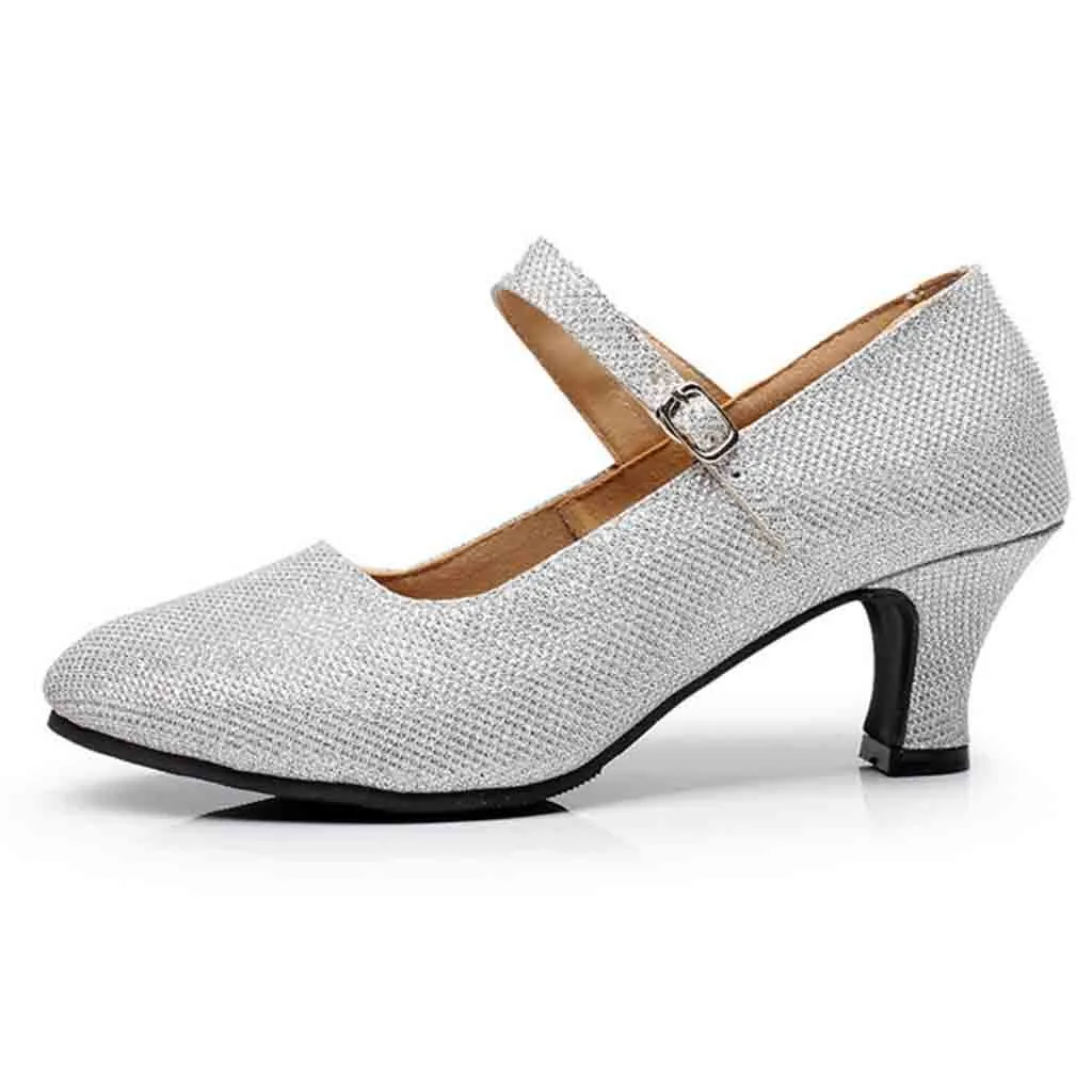 Женские туфли для латиноамериканских танцев SAGACE танцевальные на высоком каблуке