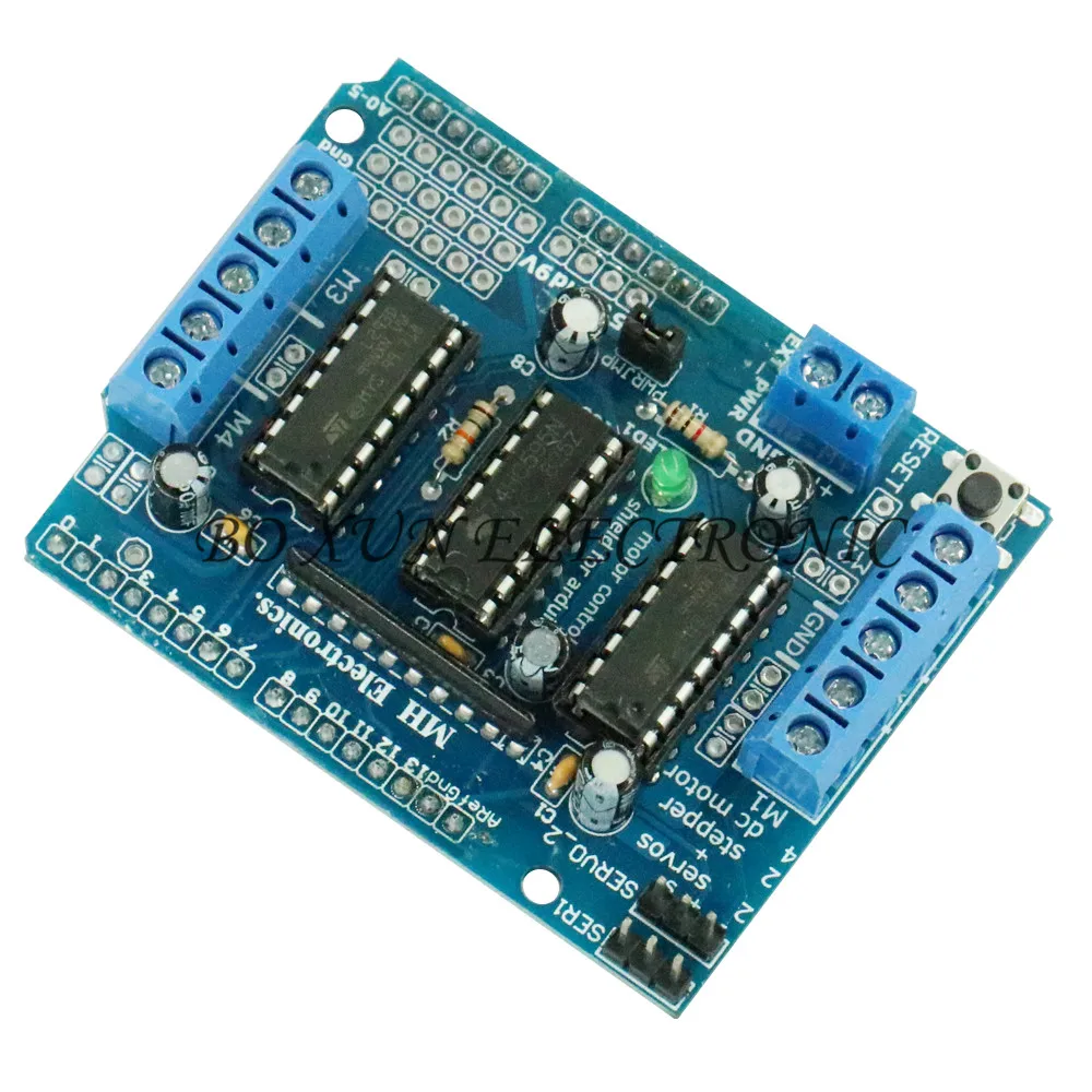 1 шт. Плата расширения привода двигателя L293D для Arduino Duemilanove Mega2560 UNO|Запасные части|