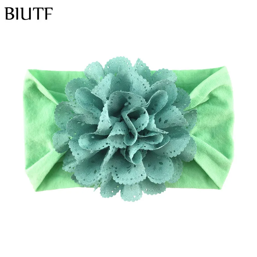 20 шт./лот DIY бутик головной убор широкая нейлоновая эластичная повязка на голову с