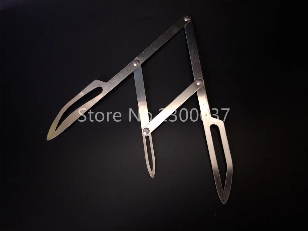 1Pcs Permanent Makeup Measure Tool Microblading Tattoo Pen Kit Golden Ratio Divider Stainess Steel Guide Ruler for Beginner | Красота и