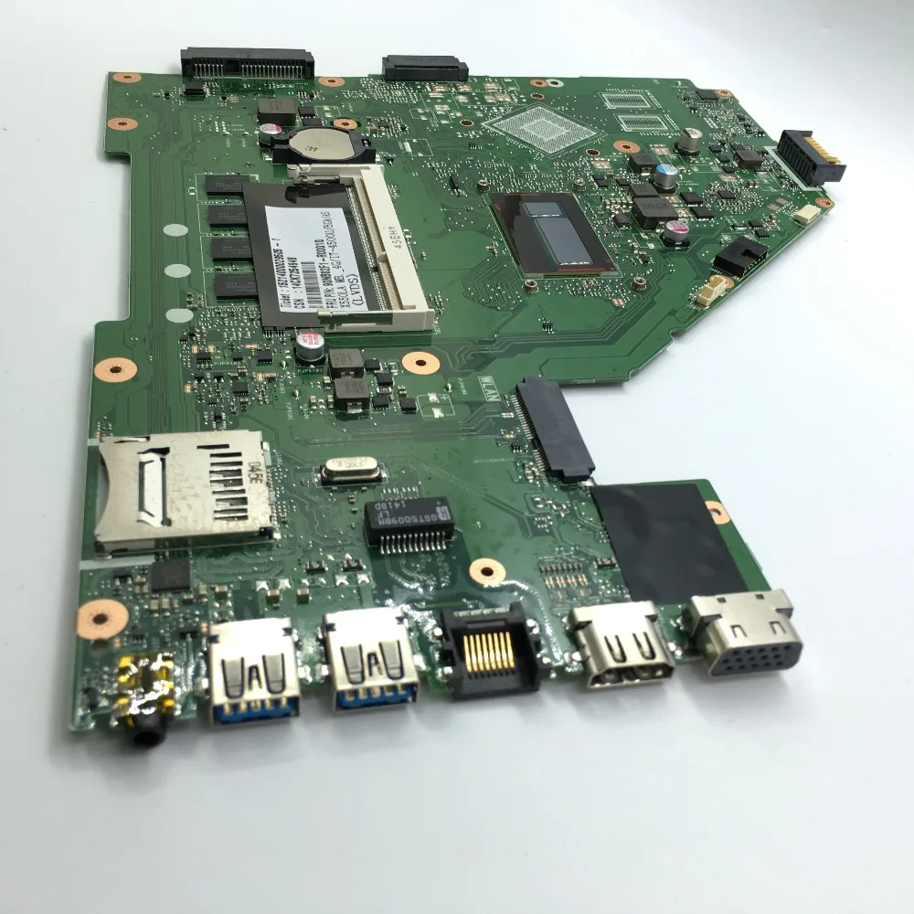 KEFU X550LD материнская плата для ноутбука ASUS X550LA X550LC X550LN оригинальная материнская плата 4G-RAM I7-4500U LVDS/EDP