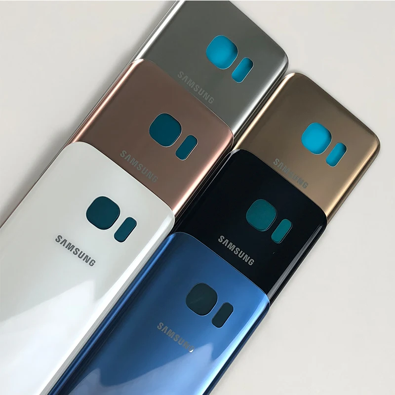 10 шт./лот оригинальный samsung Galaxy S7 edge 3D стекло задняя крышка батарейного отсека для
