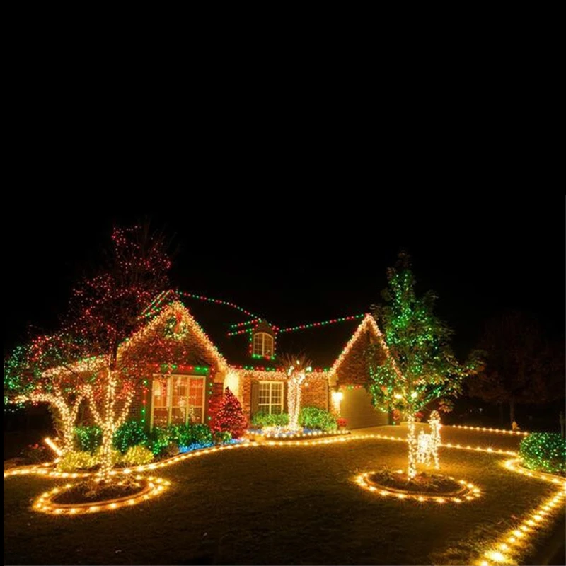 10 м LED Рождество Красочные строки лампы фея вспышки света Свадебная вечеринка