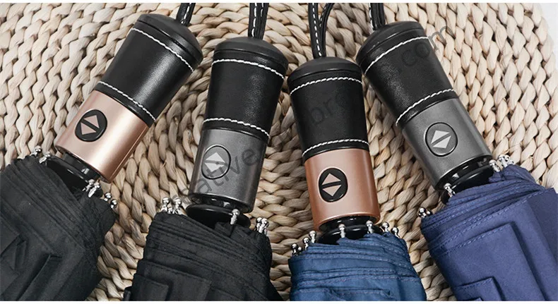 Полностью автоматический зонт из стекловолокна с 10 ребрами складной