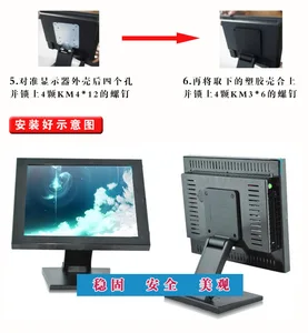 Настольная подставка для ЖК-монитора компьютера, Универсальные складные кронштейны VESA 10-27 дюймов, крепление для ПК, подставка для ЖК-дисплея