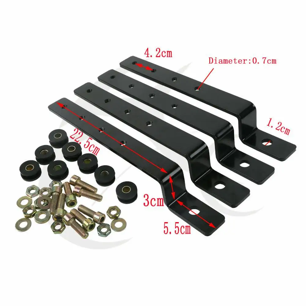 Motorcycle Universal Hard Saddlebag Heavy Duty Mounting Brackets Kits For Honda Harley Touring Road Glide Street | Автомобили и