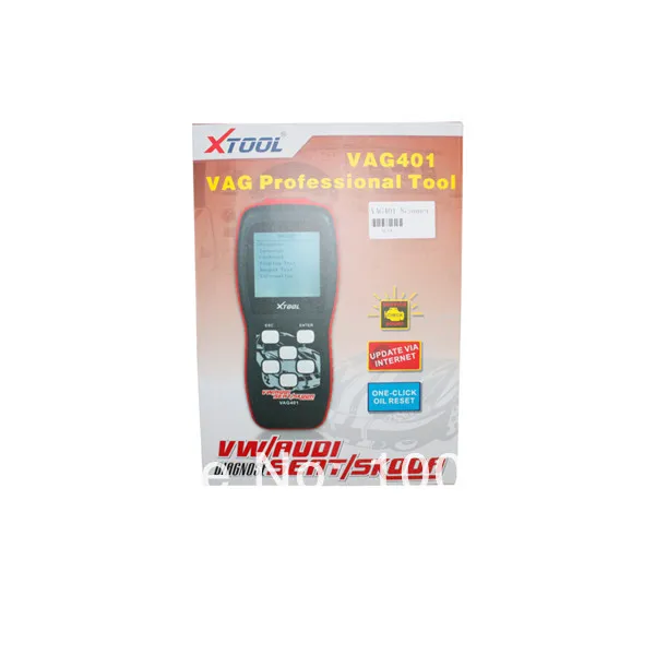 100% Первоначально XTOOL VAG401 OBD2 OBDII Сканер ABS SRS Двигатель Код Неисправности Читателя