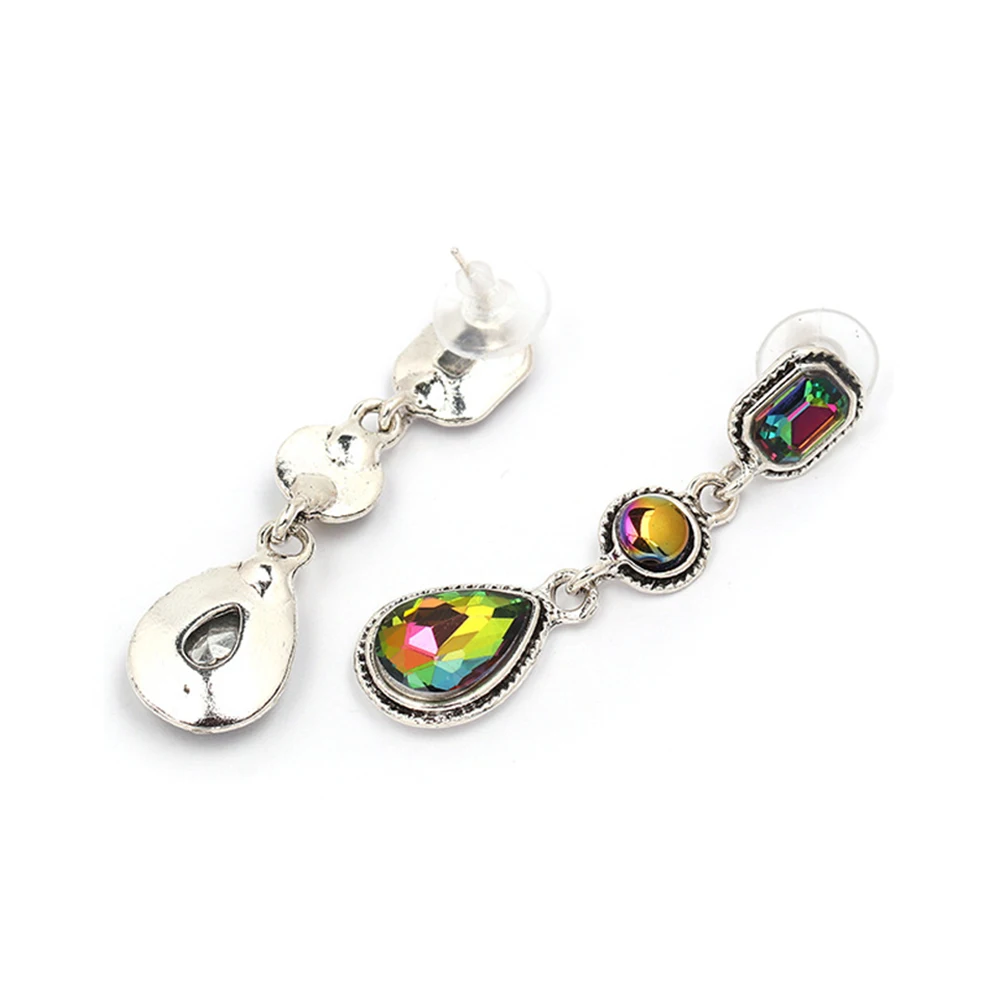 QiHit ZA New Design Alloy Crystal Long Section Dangle Earring For Woman Fashion Classic High Quality Jewelry | Украшения и
