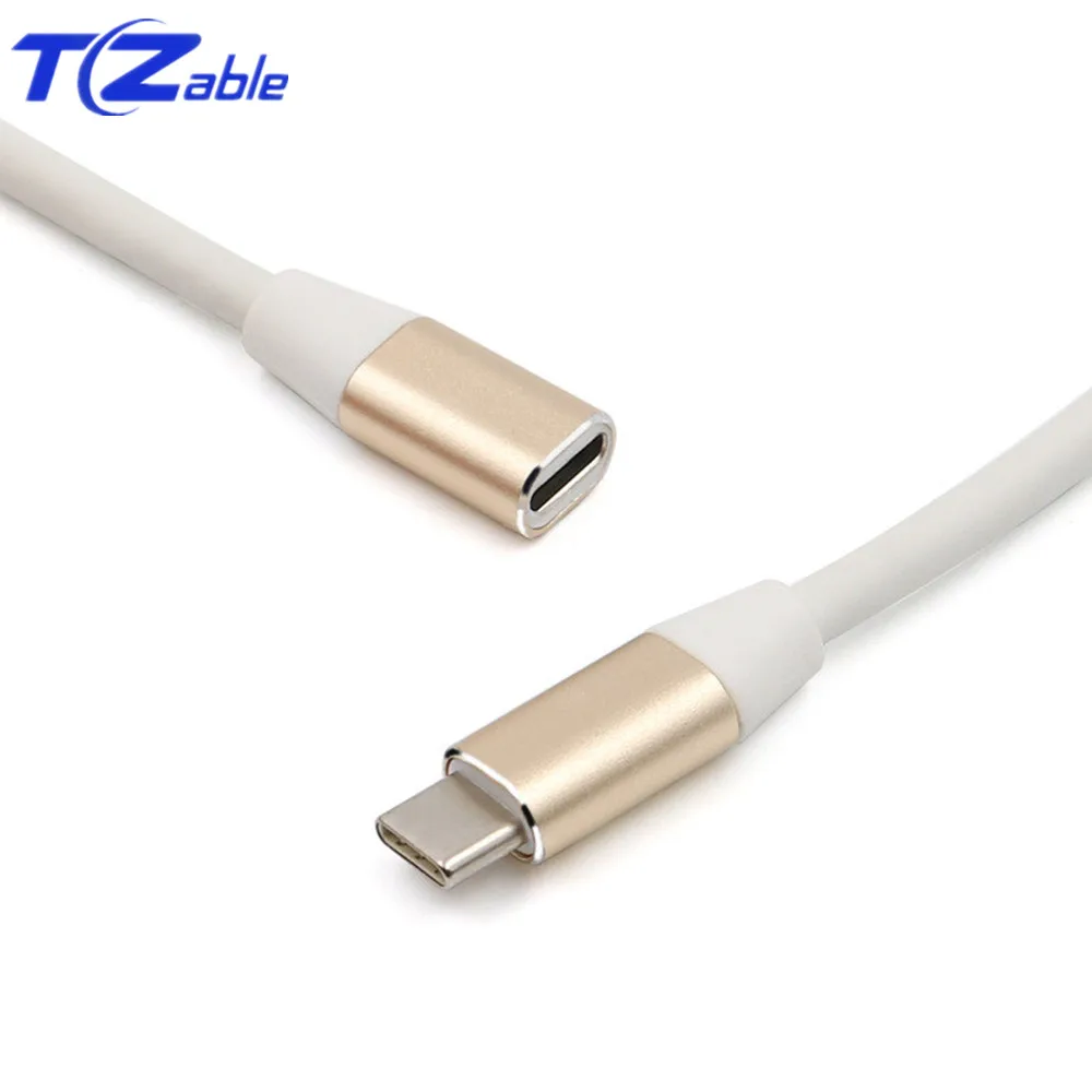 Удлинительный кабель USB C типа Папа мама для Macbook кабели конвертер зарядный 3 1