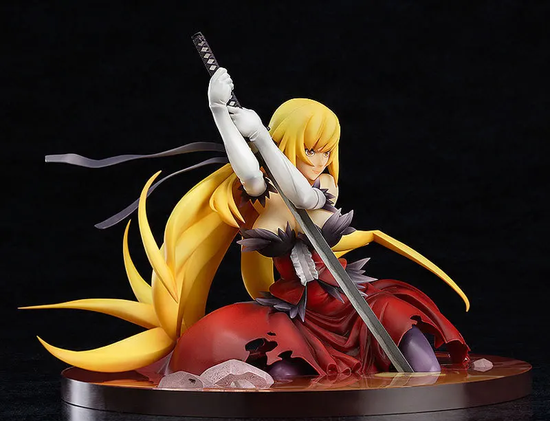 14 см аниме фигурка Monogatari Nisemonogatari Oshino Shinobu оружие 1/8 Масштаб ПВХ сексуальная Коллекционная модель подарок кукла