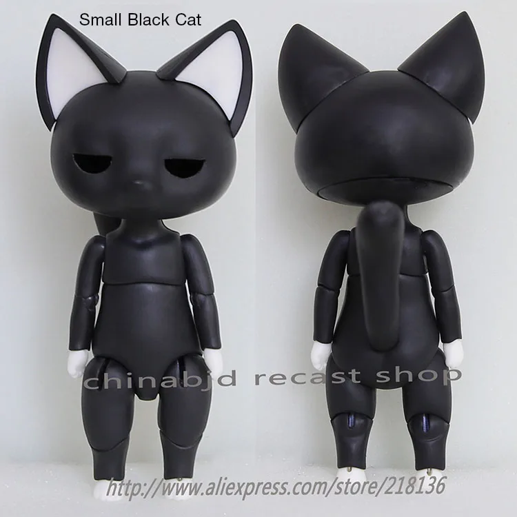 Маленький черно-белый Кот 1/12 BJD SD куклы модель ЦУМ для маленьких девочек и