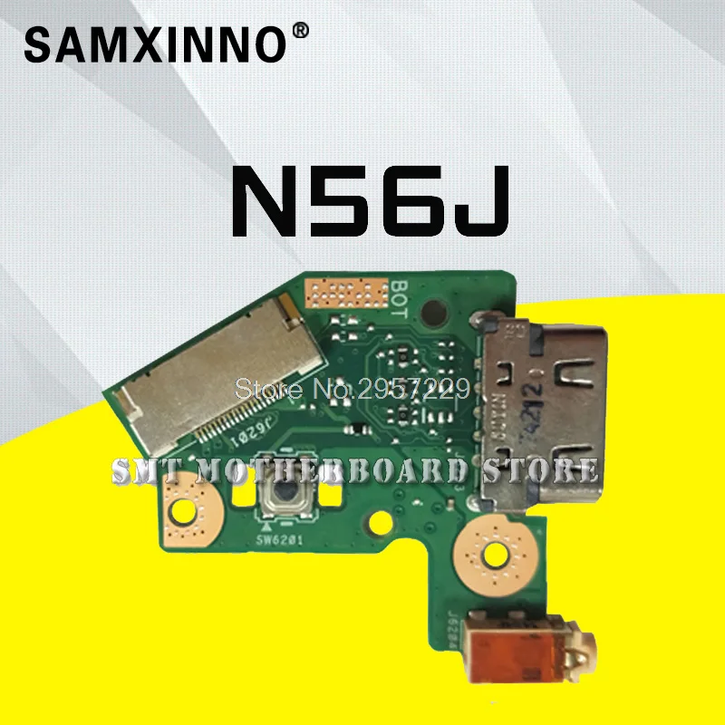 Для N56 N56V N56VJ N56VM N56VB N56VZ N56J N56JR N56JN N56JK плата кнопки питания протестирована хорошо