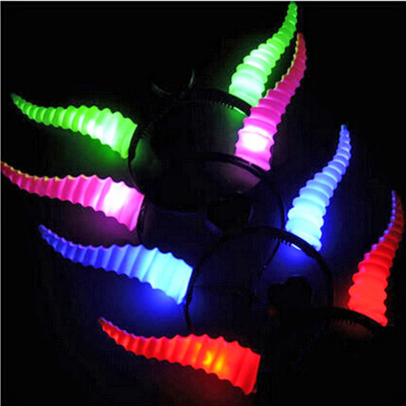 Классические настоящие светодиодные украшения для вечеринки повязки на голову с