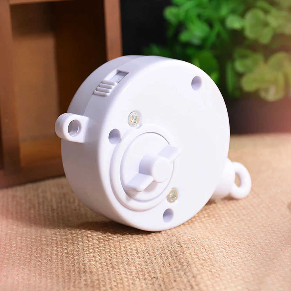Baby Music Box Rotary Mobile Crib Bed Hanging Bell Wind-up Rotating Clockwork Movement Mobile Music Box Kids Develop Toy Gift