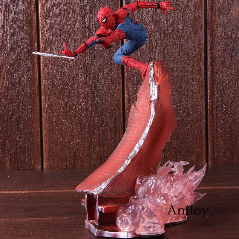 Marvel Comics Super Heros Человек-паук 1/10 Статуя Фигурка Коллекционная Фигурка Spriderman фигурка модель игрушки