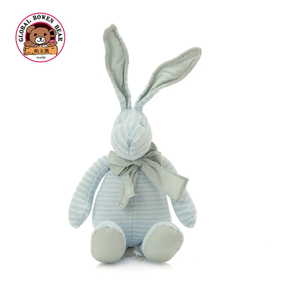 2018 Cute wool tie the Rabbit Doll Baby Soft Plush Toys For Children Bunny Sleeping Mate Stuffed &ampPlush Animal | Игрушки и хобби