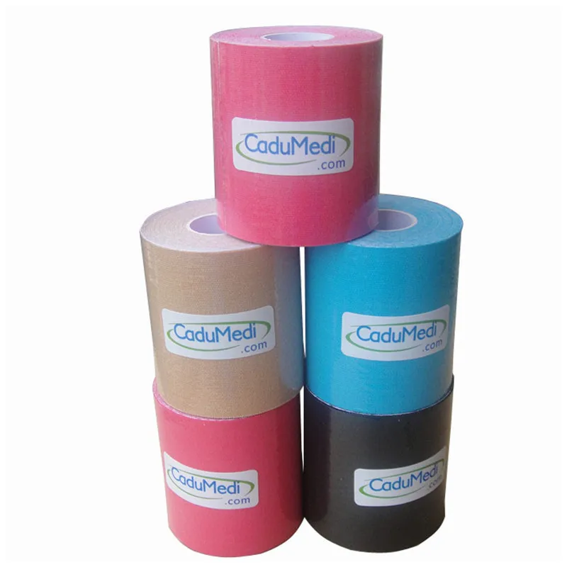 2 рулона Cadumedi аппликация на запястье поддержка эластичная повязка спортивная лента 10 см * 5 м цвет кожи