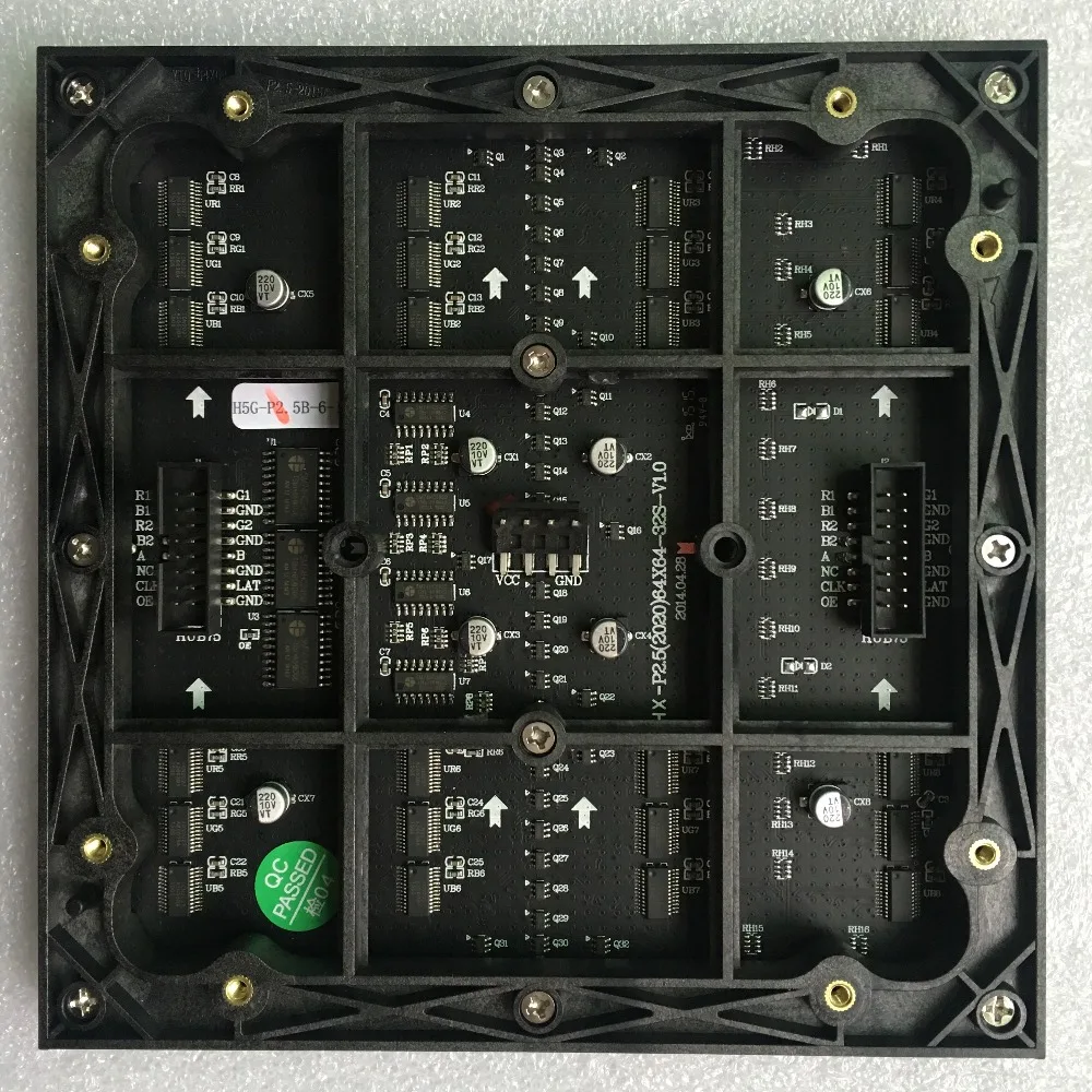 Бесплатная доставка Крытый полноцветный модуль светодиодной матрицы p2.5 160 мм x