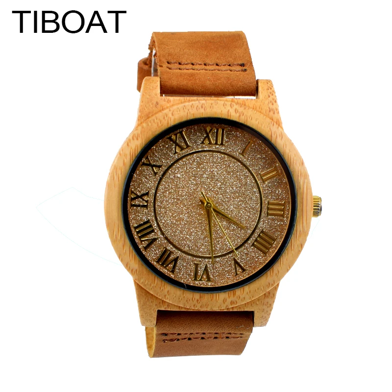 Tiboat римскими цифрами модные дизайнерские часы для Для мужчин подарки с