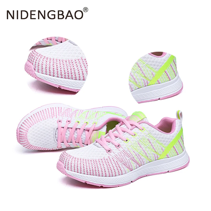 Women Sneakers Light Weight Running Shoes Breathable Air Cushion for Female Jogging Walking zapatos de mujer | Спорт и развлечения