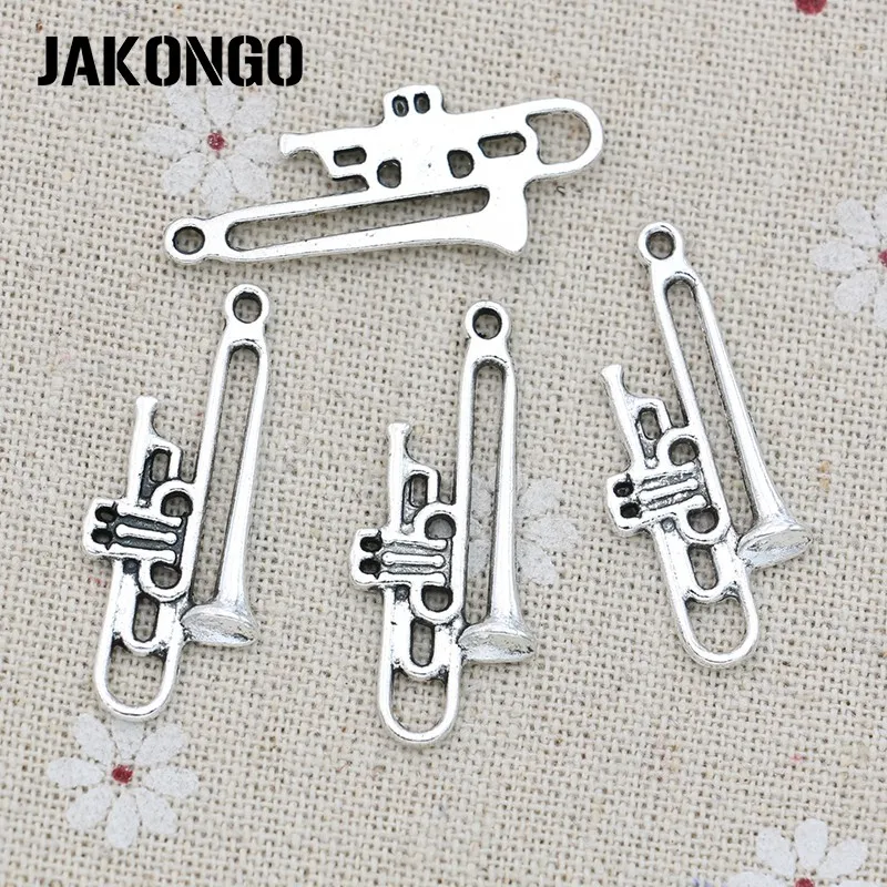 Подвеска JAKONGO из тибетского серебра 10 шт. подвеска в форме ноты для