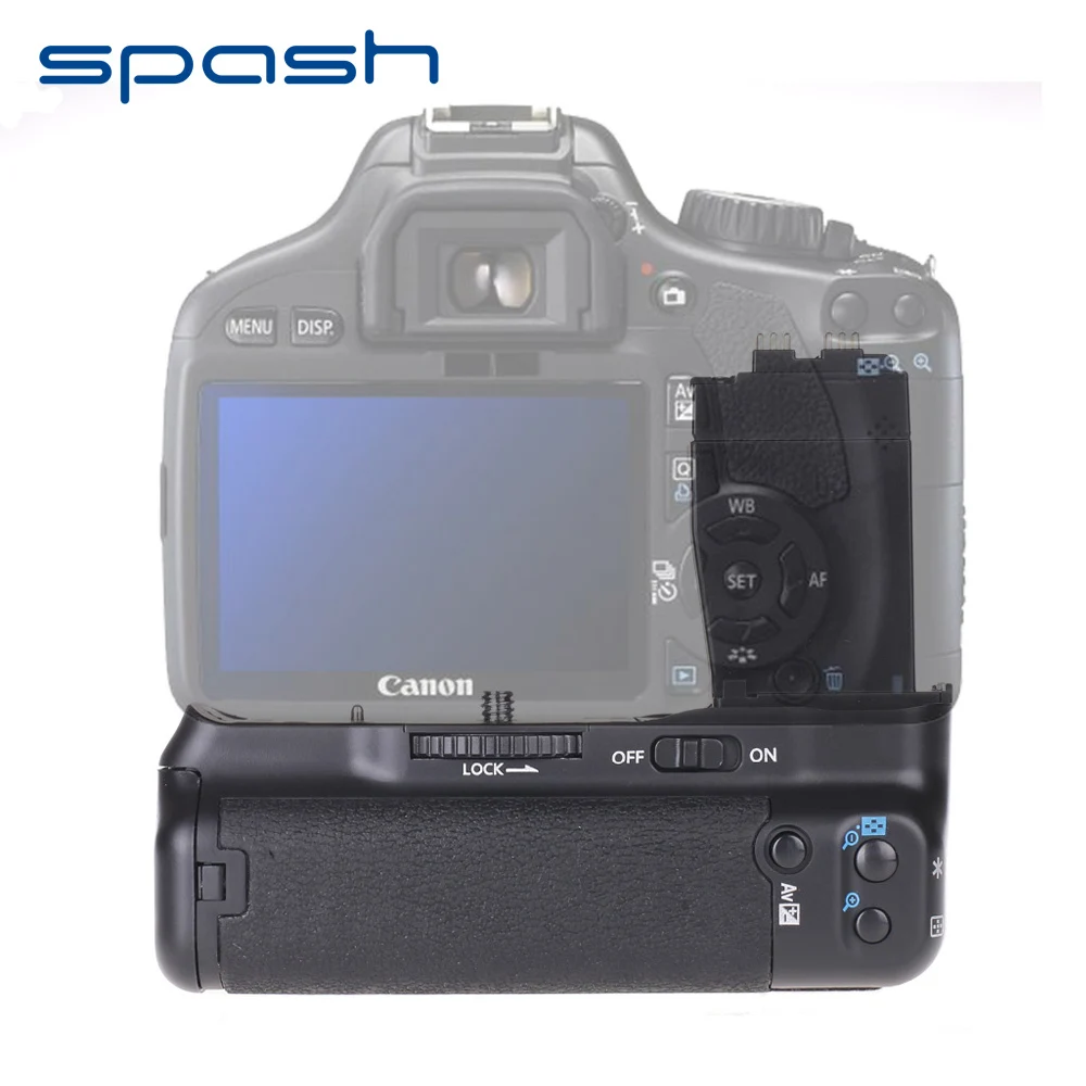 Вертикальный батарейный блок spash для камеры Canon T5i T4i T3i T2i 700D 650D 600D 550D сменный BG E8