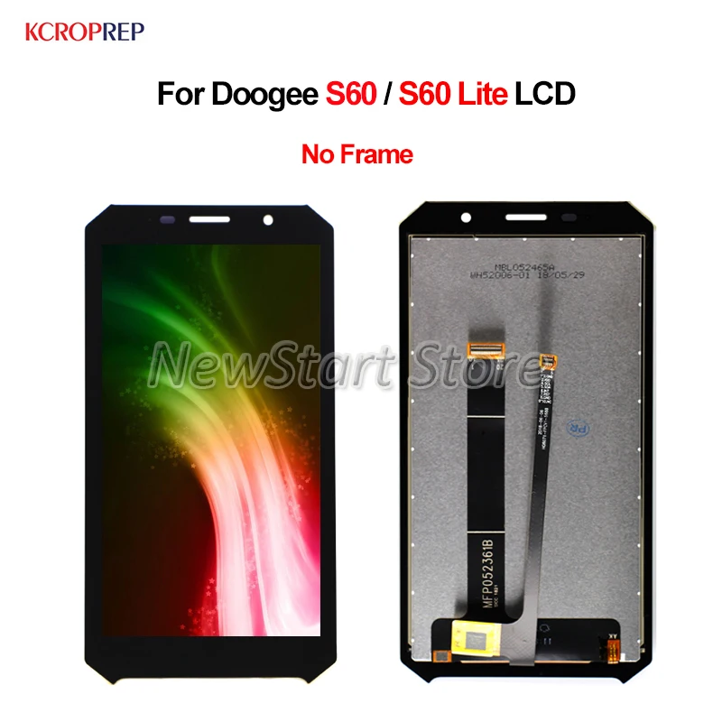 Для Doogee S60 ЖК дисплей кодирующий преобразователь сенсорного экрана в сборе 5 0