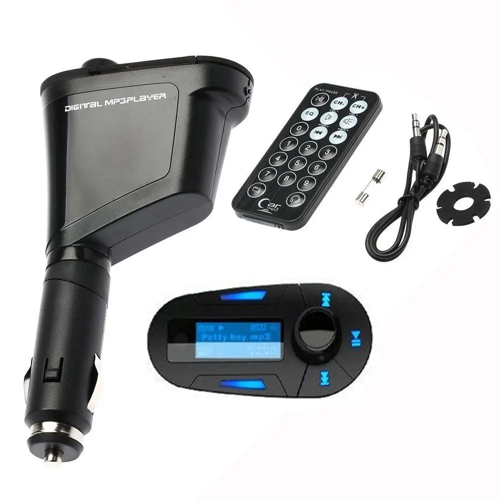 Автомобильные аксессуары беспроводной комплект FM-передатчик радио приемник