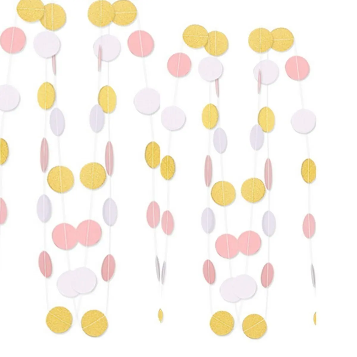 2 м ручной работы настенный бумажный баннер для дня рождения цепочка свадебные