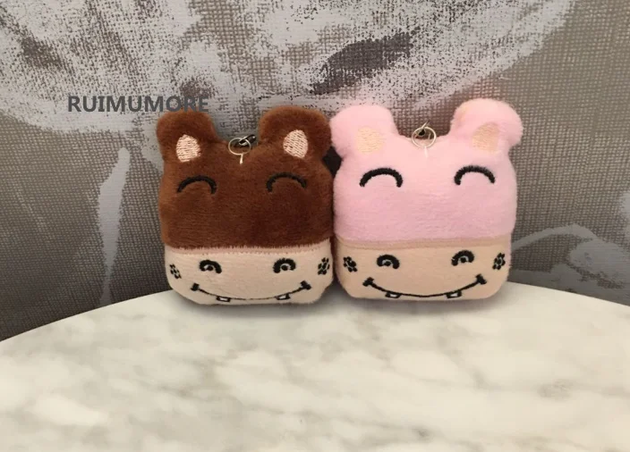 Плюшевая игрушка в виде бегемота 4 5 см цвета|dumpling plush|stuffed dolltoys for bouquets |