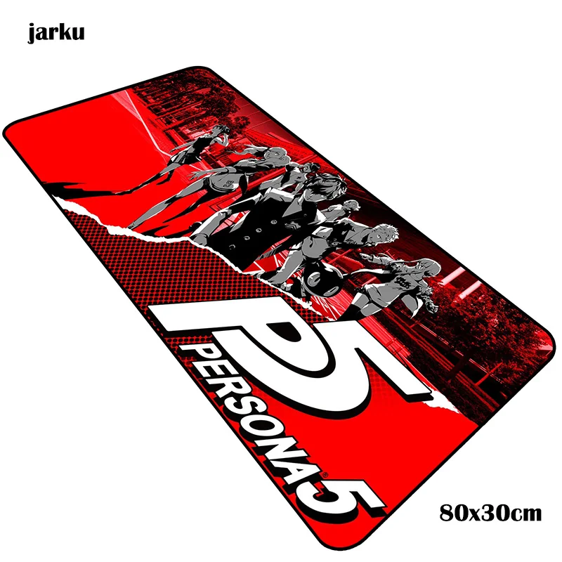 size 800x300x2mm Persona 5 Коврик для мыши геймер высокого класса 800x300x2 мм notbook коврик для мыши игровой коврик для мыши большой милый коврик для мыши стол для компьютера коврик для мыши - Цвет: size 800x300x2mm