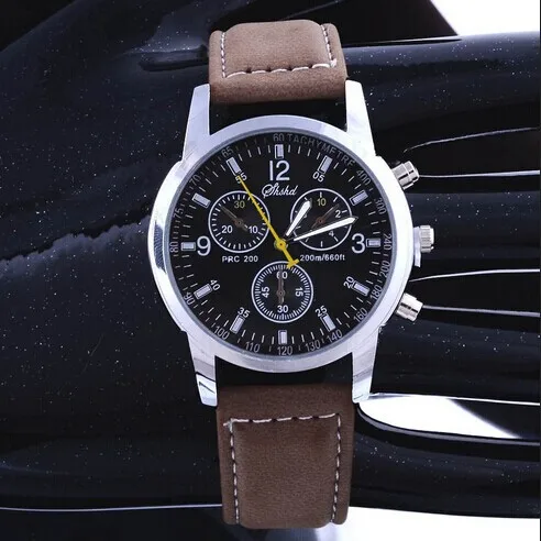 2019 спортивные часы мужские Роскошные Кварцевые наручные с замшевой кожей новый