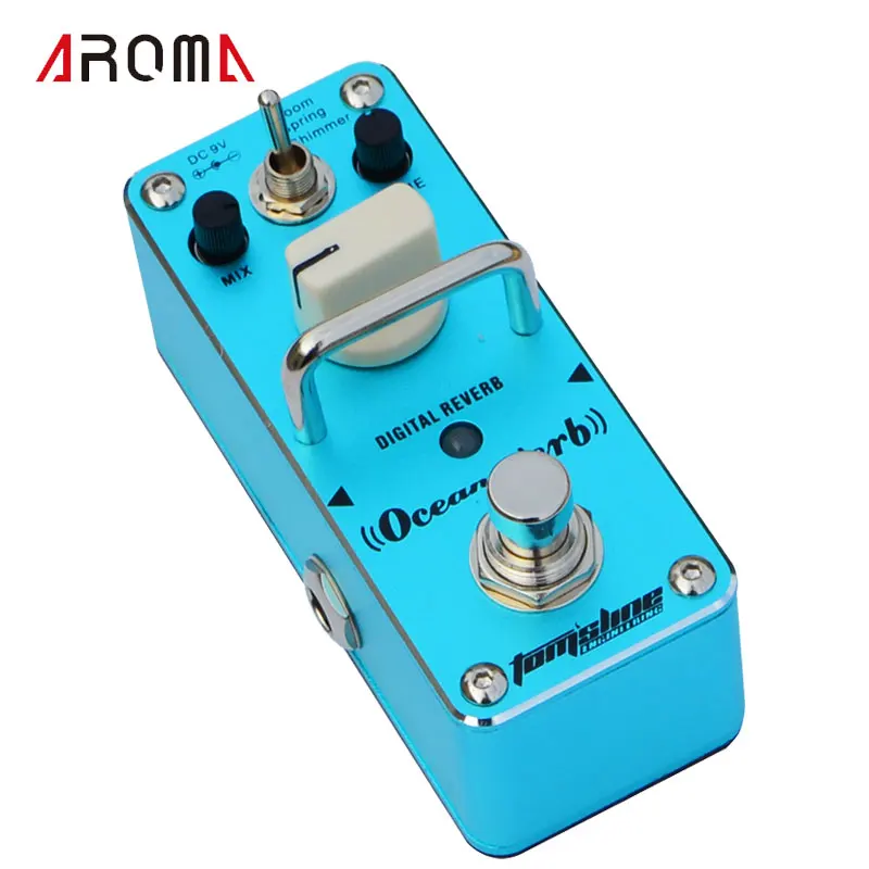 Арома AOV-3 океан глагол цифровой реверберации электрогитары Эффект педали мини