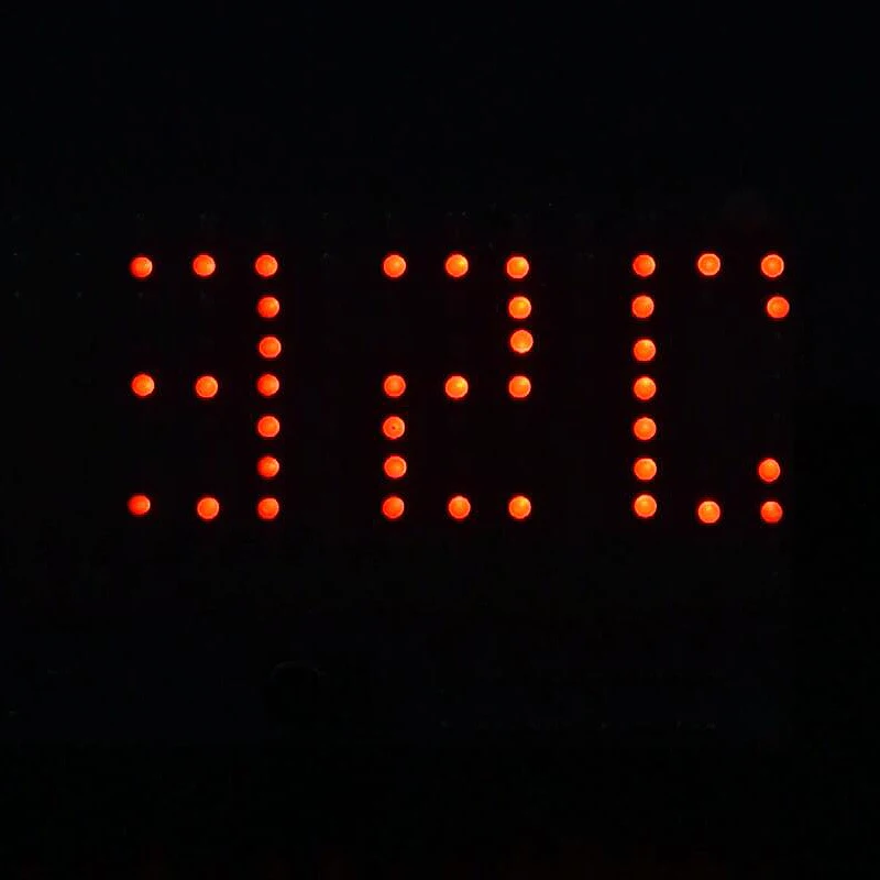 Красный 160 шт Led DIY FFT1625 цифровые часы музыкальный спектр электронный комплект с температурным дисплеем с корпусом 5 цветов - Цвет: Красный