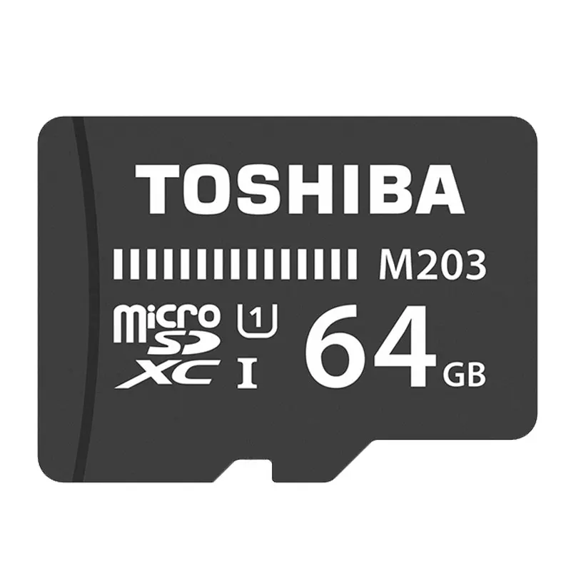 TOSHIBA M203 TF карта Micro SD карты 128 Гб 64 ГБ 32 ГБ оперативной памяти, 16 Гб встроенной памяти, слот для карт памяти 100 МБ/с. SDXC/SDHC Class10 UHS-I для смартфонов и планшетов - Емкость: M203-64GB
